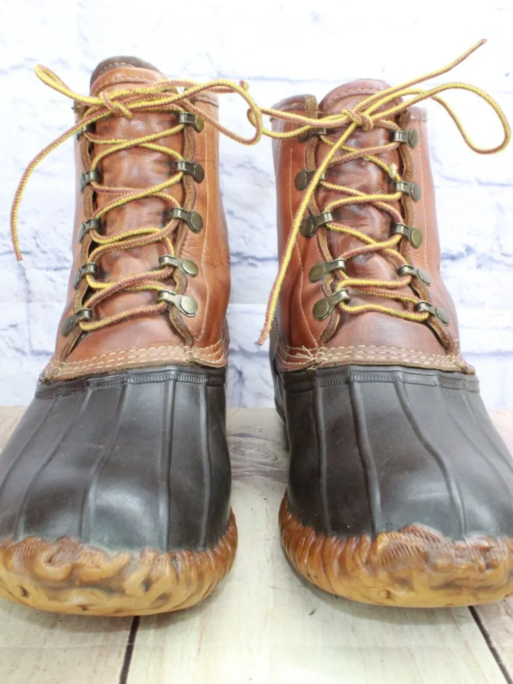 Vintage LL Bean Maine Hunting Shoe Leather Thinsulate GoreTex Duck Boots 11